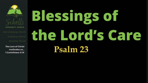 Blessings of the Lord’s Care
