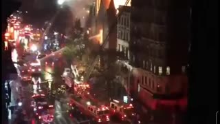 Manhattan, New York ... Mass fire