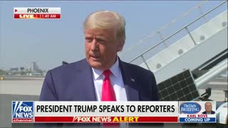 watch how president trump answered a reporter telling him that he don't understand !