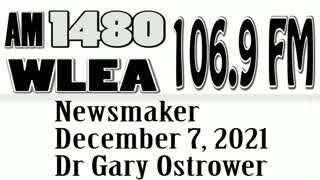 Wlea Newsmaker, December 7, 2021, Dr Gary Ostrower