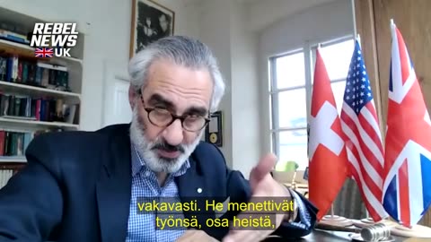 Pascal Najadi ryhtyy Pfizerin vastustajaksi (tekstitys poltettu videoon)