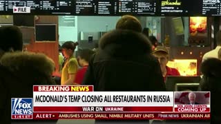 McDonald's is temporarily closing its restaurants in Russia