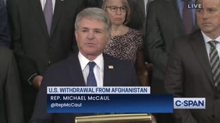 Rep. McCaul On Biden’s Withdrawal From Afghanistan: It’s Embarrassing