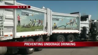 Some people may have missed this underage drinking campaign