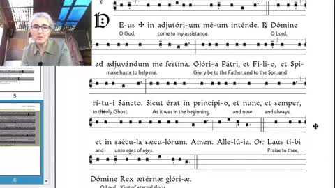 Deus in adjutorium - the beginning of an hour