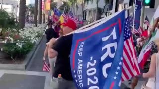 Trump Rally : Beverly Hills