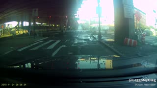 Roadside Scuffle Captured on Dashcam