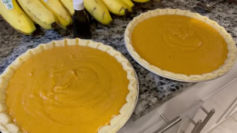 Almost finished with the best sweet potato pies