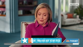Hillary Clinton WEEPS while reading her 2016 victory speech