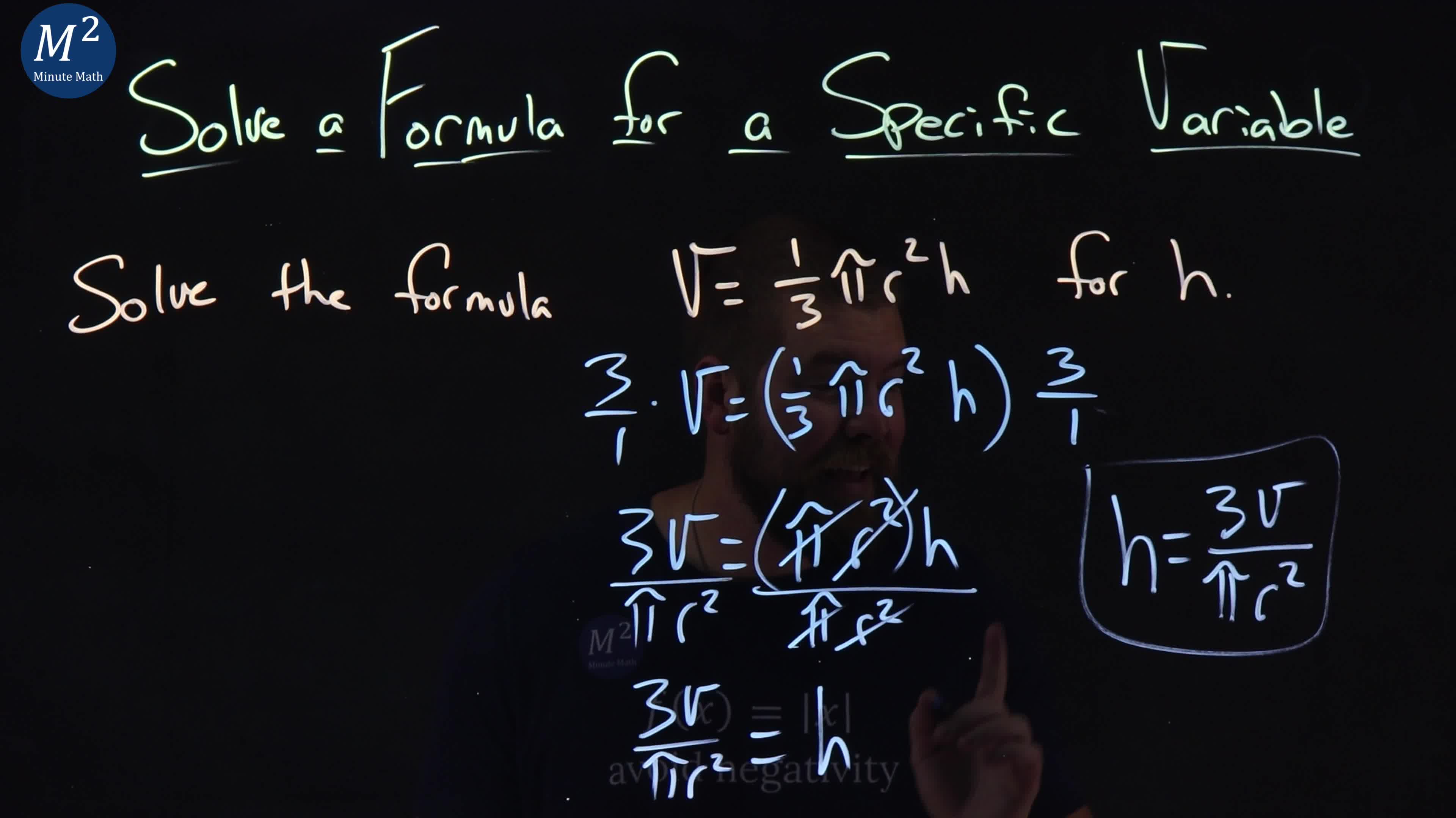 solve-v-1-3-pi-r-2-h-for-h-solve-a-formula-for-a-specific-variable