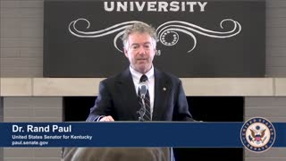 Dr. Rand Paul Talks to the Kentucky Christian University Local Leaders - April 11, 2022