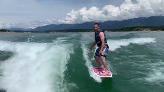 First time surfing!