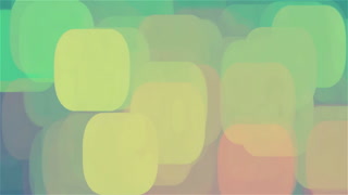 Abstract Graphic Big Dots Yellow and Green - Footage By Peakring.com