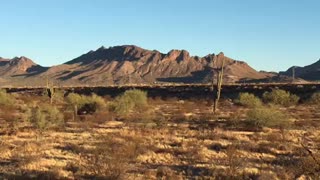 Arizona Morning Hike - Superstition Mountians