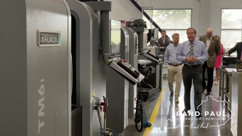 Dr. Rand Paul Tours JCTC Advanced Learning and Manufacturing Campus - June 20, 2023