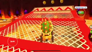 Mario Kart Tour - Bowser’s Castle 2R/T Gameplay (Mario vs. Luigi Tour)