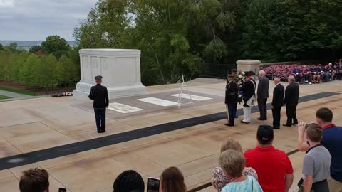 Wreath laying ceremony Tomb of the Unknown