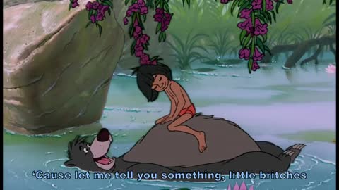 Phil Harris- Bruce Reitherman - The Bare Necessities -From The Jungle BookSing-Along-