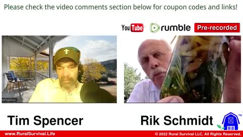 The Rural Survival Show w/Tim Spencer & Rik Schmidt 6 August, 2022