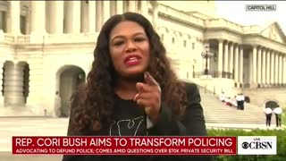 HYPOCRITE Cori Bush Says She Deserves Private Security and Also That We Should Defund Police