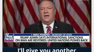 US Secretary of State, Mike Pompeo on September 21, 2020