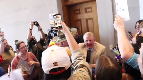 CHAOS in Tennessee: Gun Control Protesters Storm Capitol, Physically Block Legislators