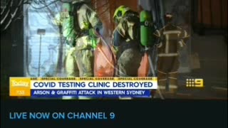 🇦🇺 COVID TESTING CLINIC HAS BEEN DESTROYED IN SYDNEY AUSTRALIA