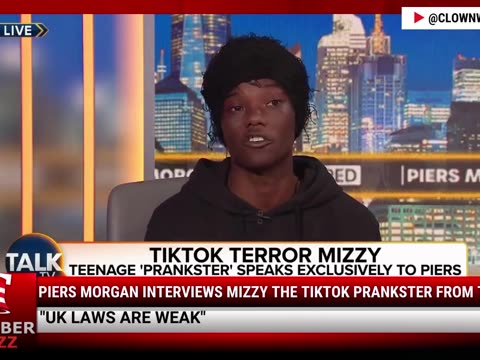 Watch: Piers Morgan Interviews Mizzy The TikTok Prankster From The UK