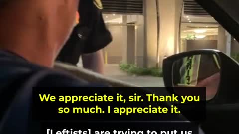 Pulled Over After Honking In Support during Medical Freedom Rally