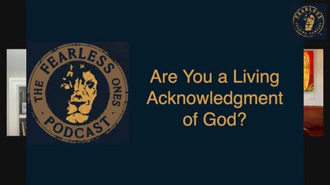 Are You a Living Acknowledgment of God?