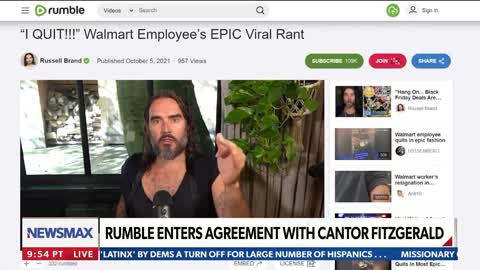Rumble going public, enters agreement with Cantor Fitzgerald