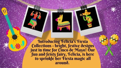 Teelie Turner Author | Felicia's Fiesta Cinco de Mayo | Exclusive Felicia Products