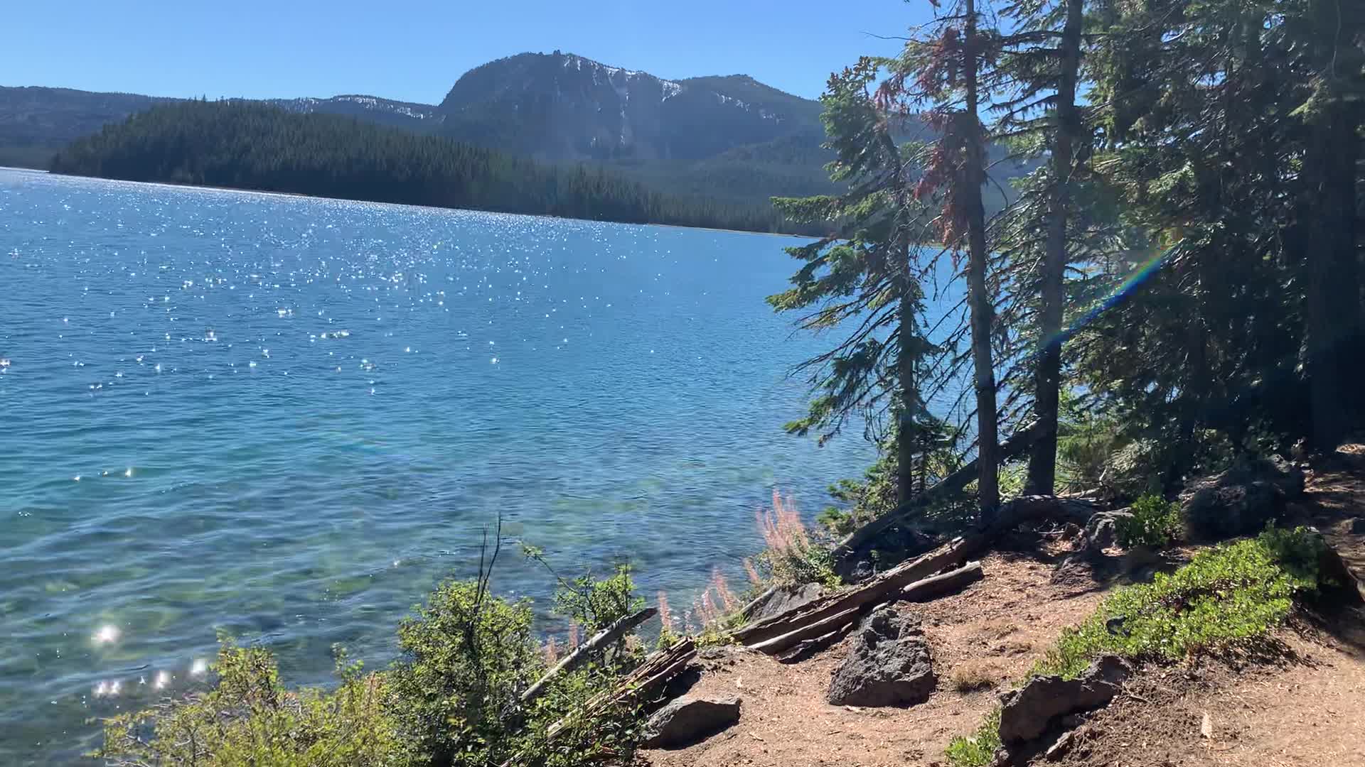 Central Oregon Paulina Lake “Grand Loop” Idyllic Sparking Lake