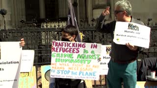 UK protesters demand halting of Rwanda deportation flight