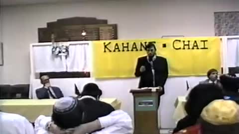 VERY RARE- Rabbi Binyamin Kahane speaks in Boston, 11-17-93
