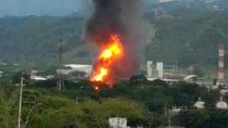 Explosión en bodega de Girón Santander