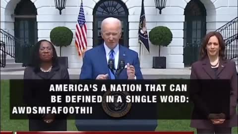 Biden, a nyelvújító / Biden, the language innovator