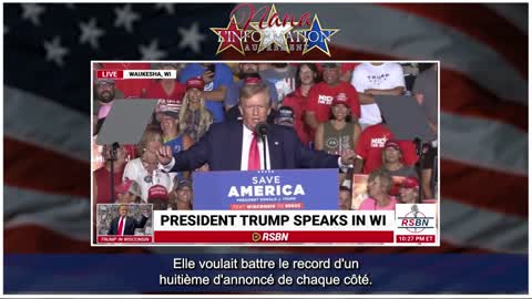 Rally President Donald J Trump Wisconsin 6 Août 2022