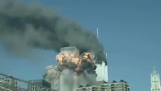 A Very Different Angle Of Second Explosion On Second WTC Building 9-11-2001