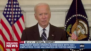President Biden announces new COVID-19 vaccine mandates