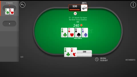 Mobile Gameplay at Party Poker