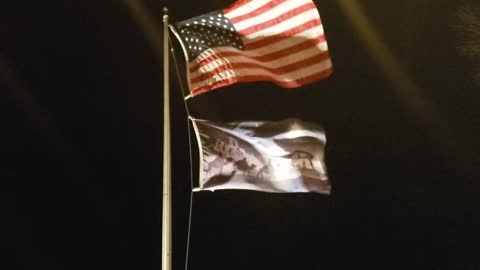 American flag, with my Bethlehem flag