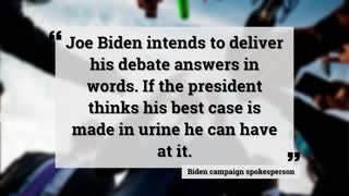 Trump says Biden should take a drug test before the debates