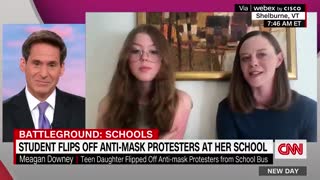 Mother Breeds Hatred By Being Proud Of Daughter For Flipping Off Mask Protestors