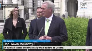 McCarthy opposes federal mandate requiring states to mail ballots to all voters