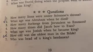 Bible Trivia - Bible Quiz 11 ⭐️⭐️⭐️