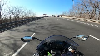Random Motorcyclist Gives A Fist Bump
