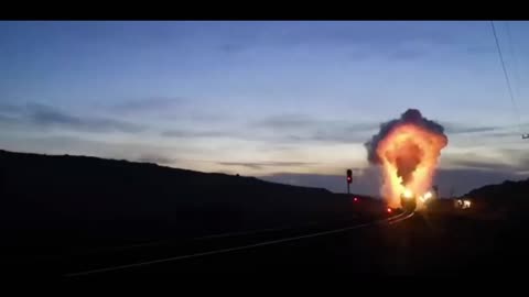 VIRAL VIDEO OF FIRE BREATHING TRAIN