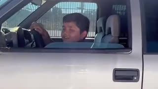 10 Year Old Kid Seen Driving In Oakland, California