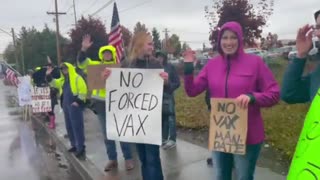 Washington State: Boeing Employees Protest Vaccine Mandate